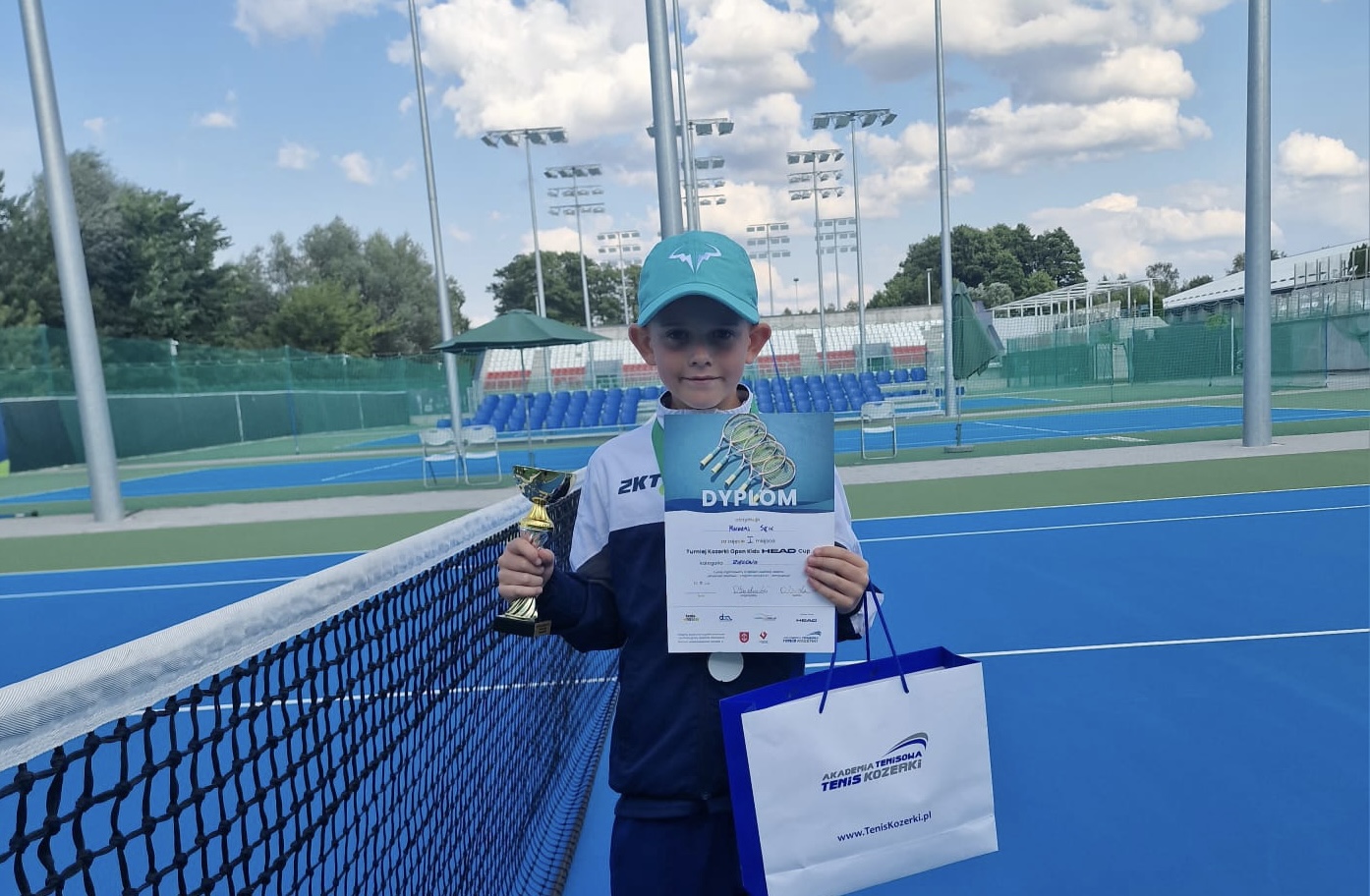 Mikołaj Sęk wygrywa Kozerki Open Kids HEAD Cup!