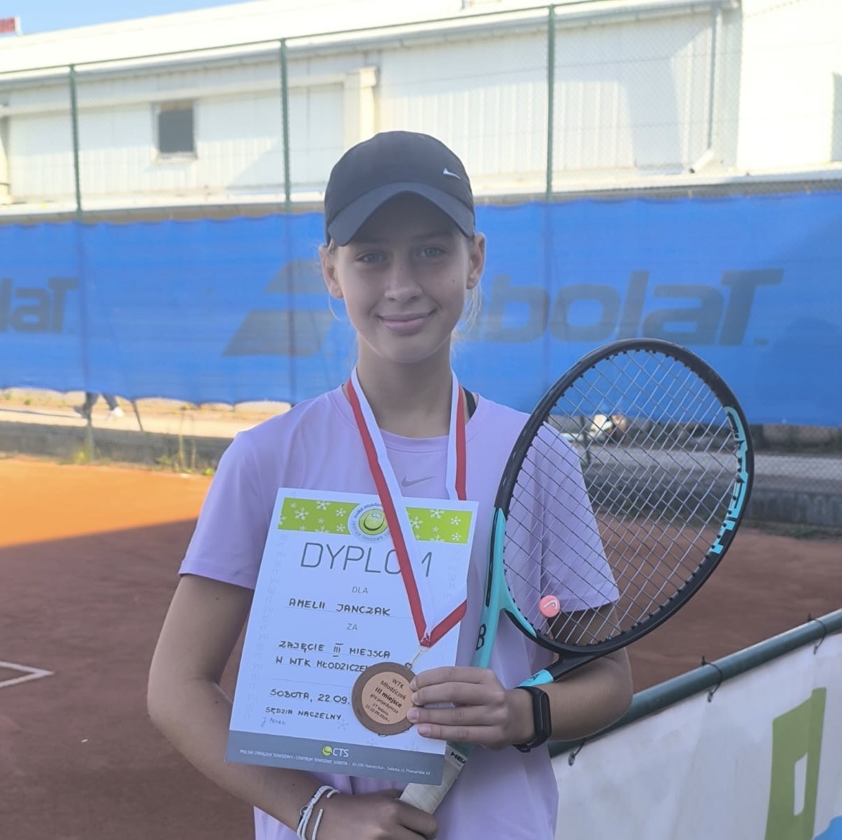 Amelia Janczak na podium w WTK