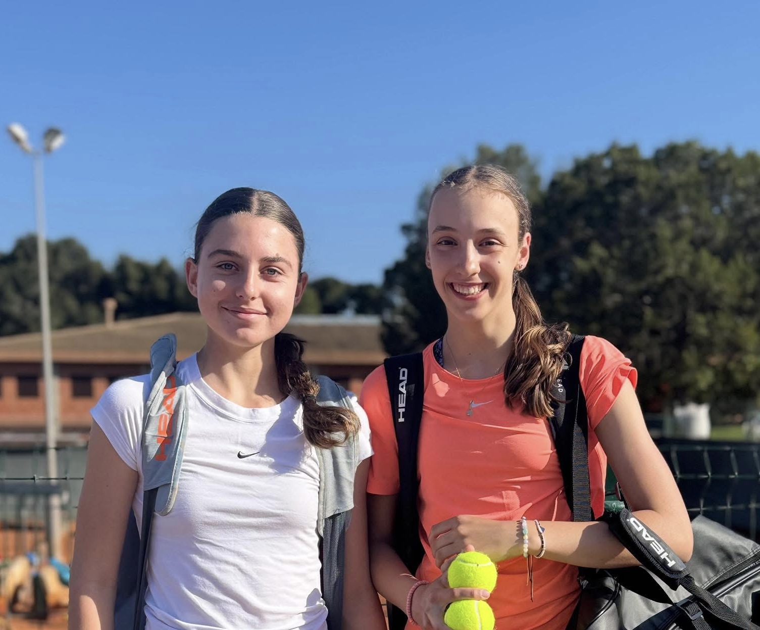 Anita na podium Tennis Europe na Majorce