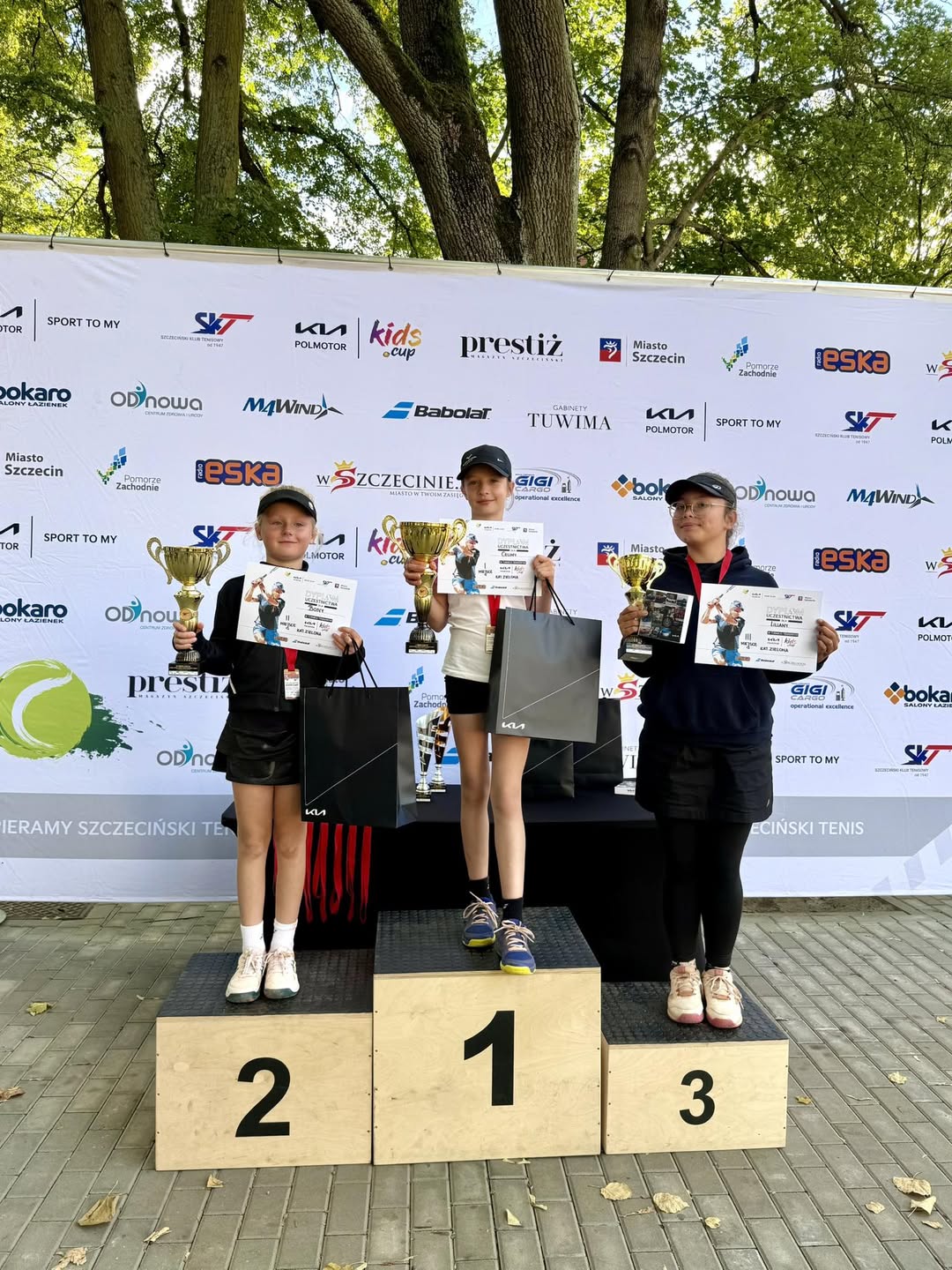 Bona Radkiewicz na podium