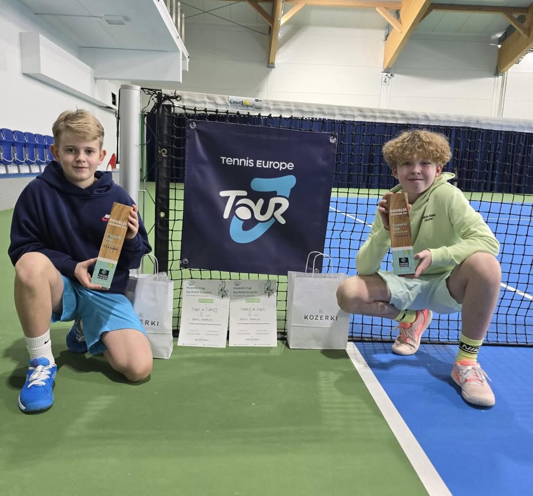 Mikołaj Sęk na podium w Tennis Europe